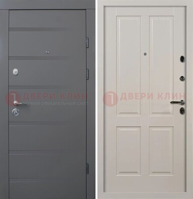 Квартирная железная дверь с МДФ панелями ДМ-423 в Балашихе