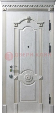 Белая дверь с МДФ ДМ-525 в Ростове-На-Дону