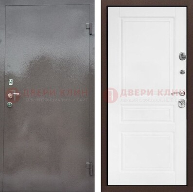 Входная стальная дверь с порошковым окрасом и МДФ внутри ДП-311 в Ростове-На-Дону