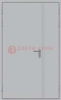Белая противопожарная двупольная дверь ДПМ-02/30 в Оренбурге