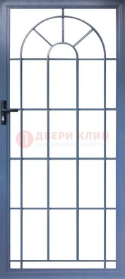 Синяя металлическая решетчатая дверь ДР-28 в Ростове-На-Дону