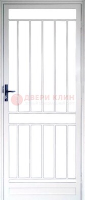 Железная решетчатая дверь белая ДР-32 в Ростове-На-Дону