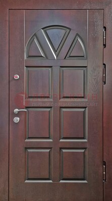 Уличная стальная дверь с виноритом ДВТ-166 в Ростове-На-Дону