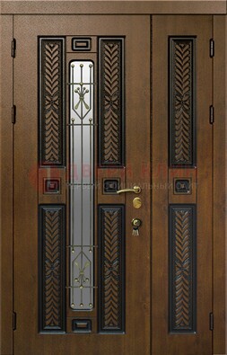 Полуторная входная дверь с виноритом ДВТ-169 в Ростове-На-Дону