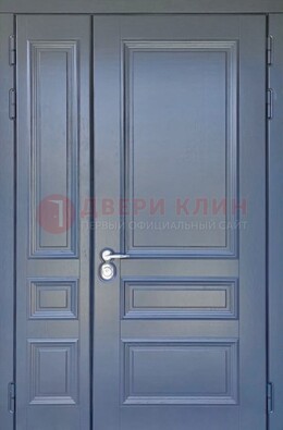 Темно-серая железная дверь с виноритом ДВТ-242 в Ростове-На-Дону